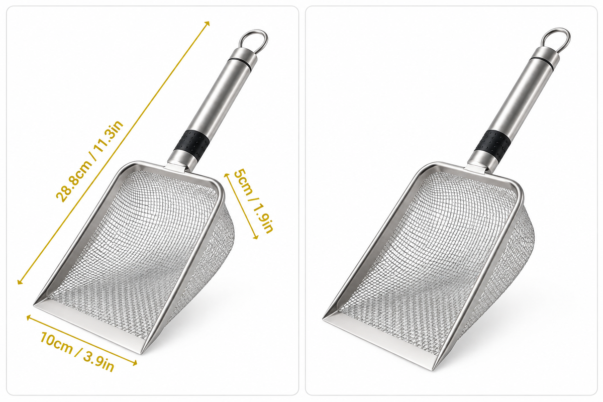 Stainless Steel Litter Scoop