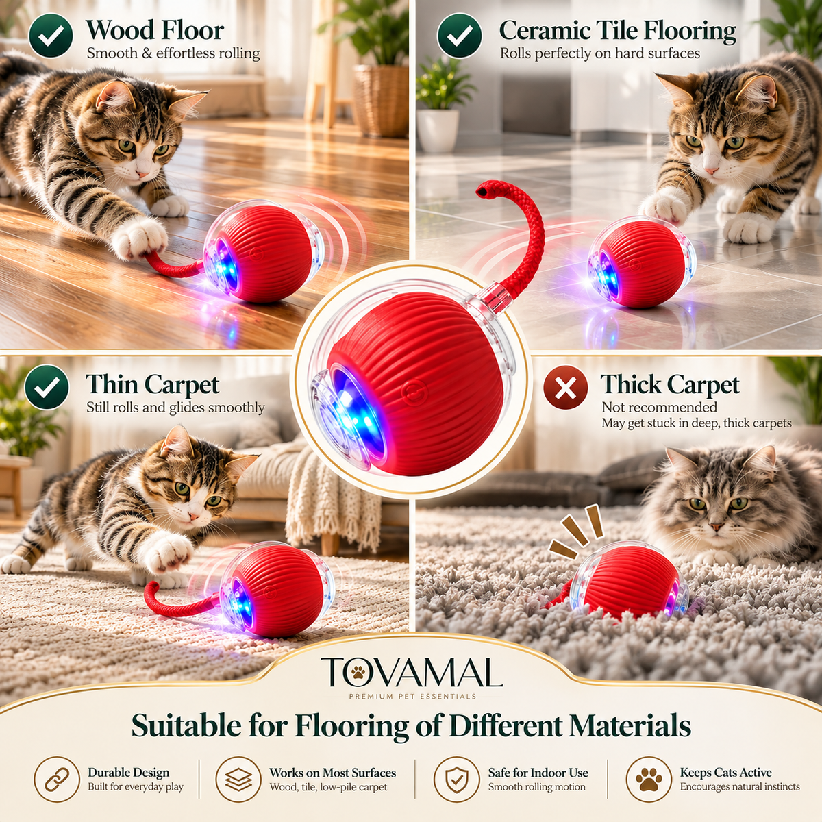 Rolling Ball Cat Toy