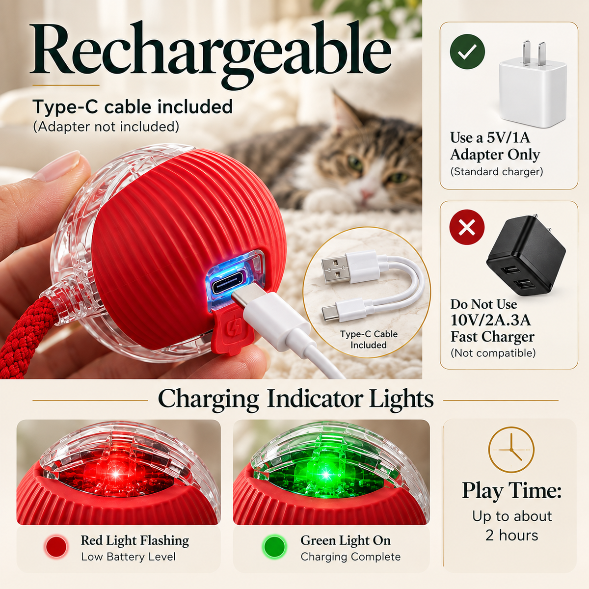 Rolling Ball Cat Toy