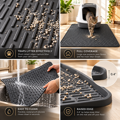 Silicone Cat Litter Mat